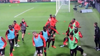 22/01/16 : SRFC-GFCA : echauffement