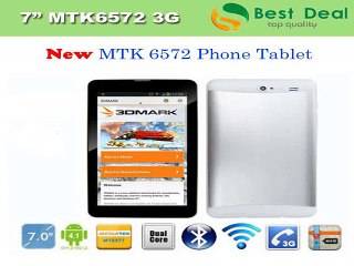 2014 Hot Sale MTK6572 Dual Core 7 inch 3G Tablet PC with Bluetooth GPS 1024*600 HD Screen Dual Camera-in Tablet PCs from Computer