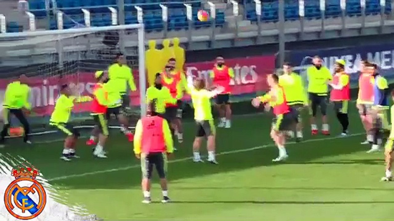 real madrid training new