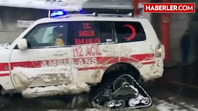 Ateşlenen Çocuğa Paletli Ambulansla Ulaşıldı