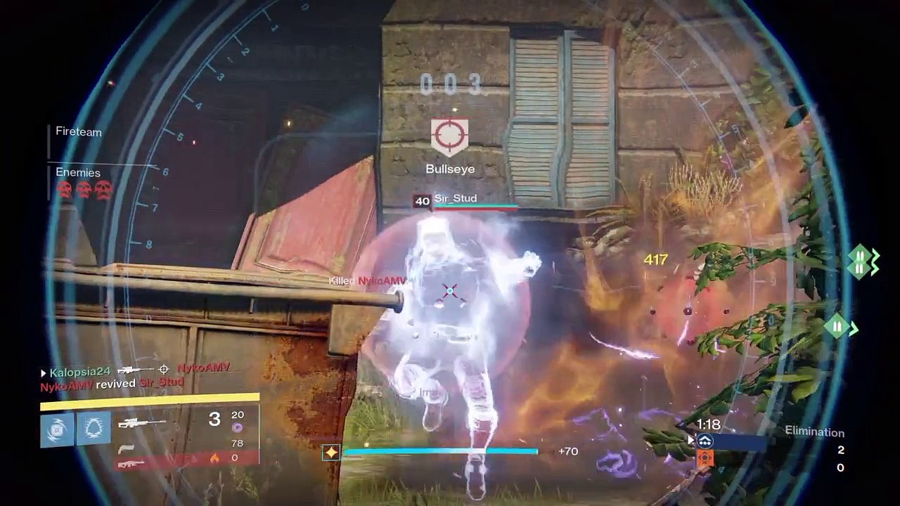 Elimination 3 vs 1