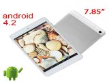 Free shipping  Quad core android 4.2 with the latest technology action 7.85 inches tablet true hd display 1024*768al cameras-in Tablet PCs from Computer