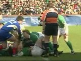 Rugby Irlande France Tournoi des 6 Nations 12Mar05-faute-1