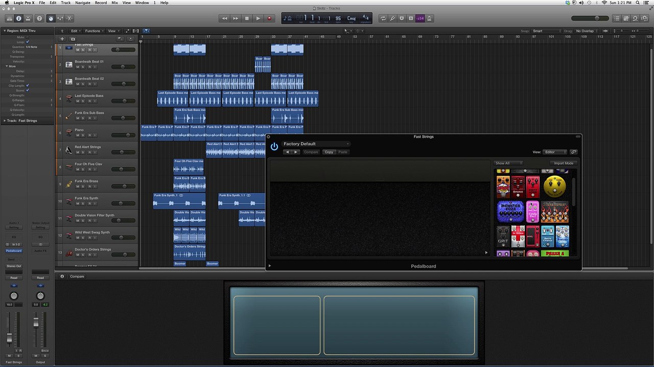 Spring Box Pedal Board In Logic Pro (34:35)