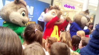 The Chipmunks performe 'Juicy Wiggle' Leeds White Rose United Kingdom