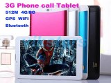 7 inch phablet 3g Phablet GSM/WCDMA MTK6577 Dual Core tablet 512M 4GB Dual Camera SIM Flash Light Phone Call tablet pc-in Tablet PCs from Computer