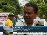 Guatemala: pobladores restauran carretera abandonada por constructora