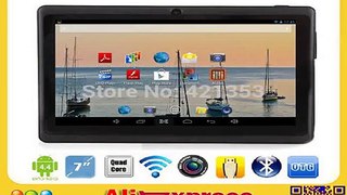2014 New Arrival Cheap 7 inch Android 4.4 Q88 Allwinner A33 Quad Core Tablet PC Dual Camera With Gifts-in Tablet PCs from Computer
