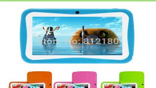 Free Shipping 7 inch Quad Core Children Kids Tablet PC RK3126 Android 4.4 Dual Camera & Educational Game App Birthday Gift-in Tablet PCs from Computer