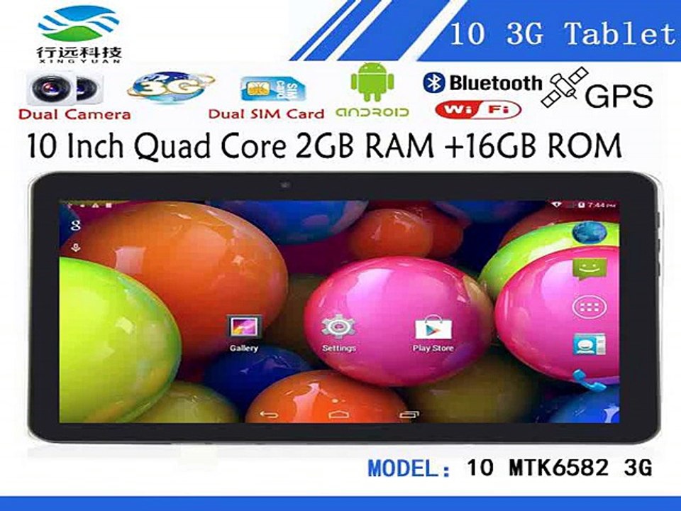DHL Free Shipping tablet A101 10 inch MT6582 Quad Core 3G 1024*600 5.0MP Camera 2GB 32GB Android 4.4 Bluetooth GPS-in Tablet PCs from Computer