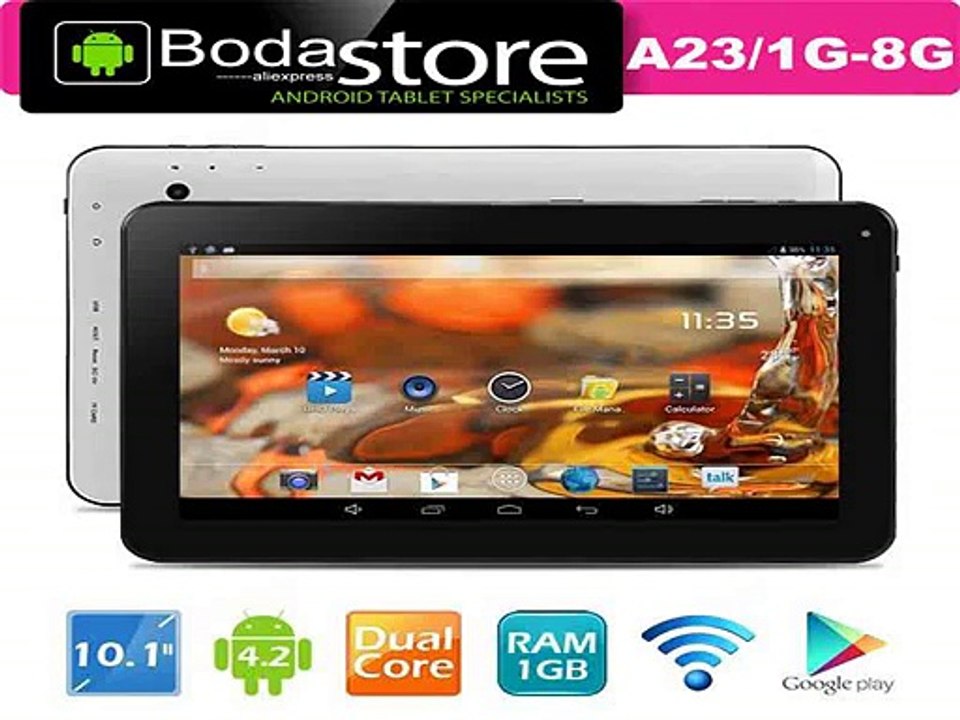 FreeShip  OEM ODM tablets pc 10.1 inch  HD Screen Android 4.2.2 A33 Qual Core Tablet PC w/ WiFi (1GB + 8GB) tablet pc 10.1 inch-in Tablet PCs from Computer