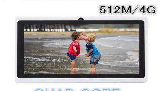 Promotion!Big discount!7 inch ATM7031A Quad Core Tablet PC Android 4.1 512MB RAM 4GB ROM Bluetooth WIFI  HOT SELL! free shipping-in Tablet PCs from Computer
