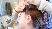 Braided Headband into Rose - Long Hair - Cute Girls Hairstyles - YouTube