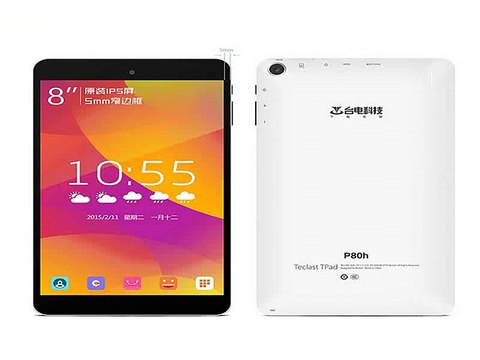 Original 8.0 inch IPS P+G 1280*800 Teclast P80H MTK8163 64bit A53 Quad Core 1GB/8GB Android 5.1 Tablet PC GPS OTG Multi Language-in Tablet PCs from Computer