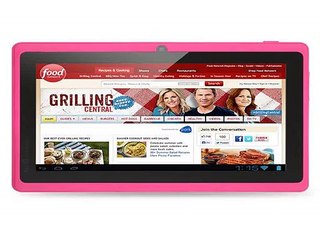 2015 new 7 Tablet PC Android 4.4 Google A33 Quad Core 1G 8GB ultra slim tablets cheapest tablet pc 7inch pink tablet for gift-in Tablet PCs from Computer