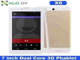 Original XGODY X6 7 inch Android Tablet PC 1024*600 Dual Core Phablet 2G/3G GSM/WCDMA  Wifi FM GPS Bluetooth USA UK Stock-in Tablet PCs from Computer