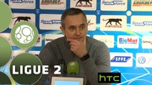 Conférence de presse AJ Auxerre - Tours FC (2-1) : Jean-Luc VANNUCHI (AJA) - Marco SIMONE (TOURS) - 2015/2016