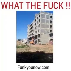 DRAMATIC BUILDING COLLAPSE CAUGHT ON TAPE. Watch it