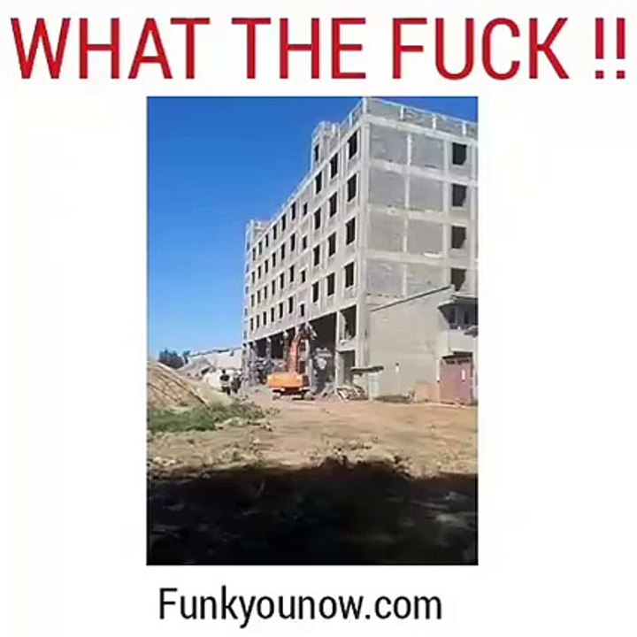 DRAMATIC BUILDING COLLAPSE CAUGHT ON TAPE. Watch it
