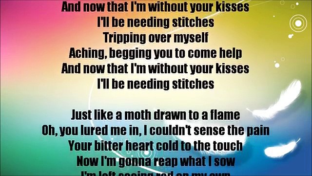 Shawn Mendes - Stitches LYRICS