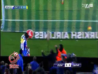 اهداف مباراة ( إسبانيول 2-2 فياريال ) الدوري الاسباني