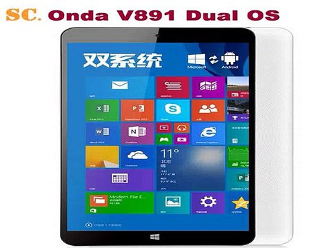 8.9'-'- IPS1280*800 Onda v891 Dual Boot Windows 8.1 With Bing+Android 4.4 Tablets PC Intel Z3735F Quad Core 2GB 32GB HDMI 2.0MP-in Tablet PCs from Computer