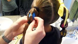 Egg Tails {Ponytails} - Easter - Crazy Hair Day - Cute Girls Hairstyles - YouTube