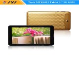 Gold 7Inch Tablet PC Dual Core 4GB Android 4.2 Celll Phone 2G GSM GPS Camera Dual Sim Bluetooth with Keyboard Case-in Tablet PCs from Computer