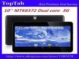DHL Free shipping 10 inch MTK6572 Dual Core 1.2Ghz Android 4.4 3G tablet pc GPS bluetooth Wifi Dual Camera 2 SIM Card Slot-in Tablet PCs from Computer