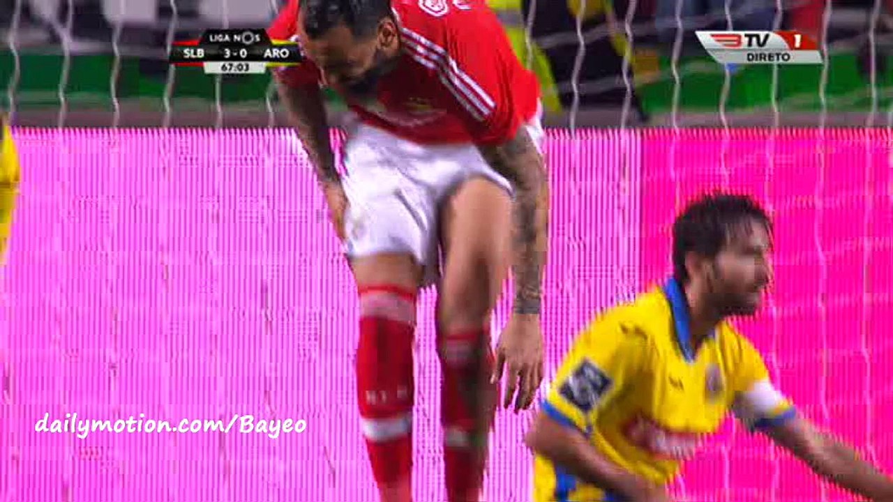 Jonas Goal HD - Benfica 3-0 Arouca - 23-01-2016