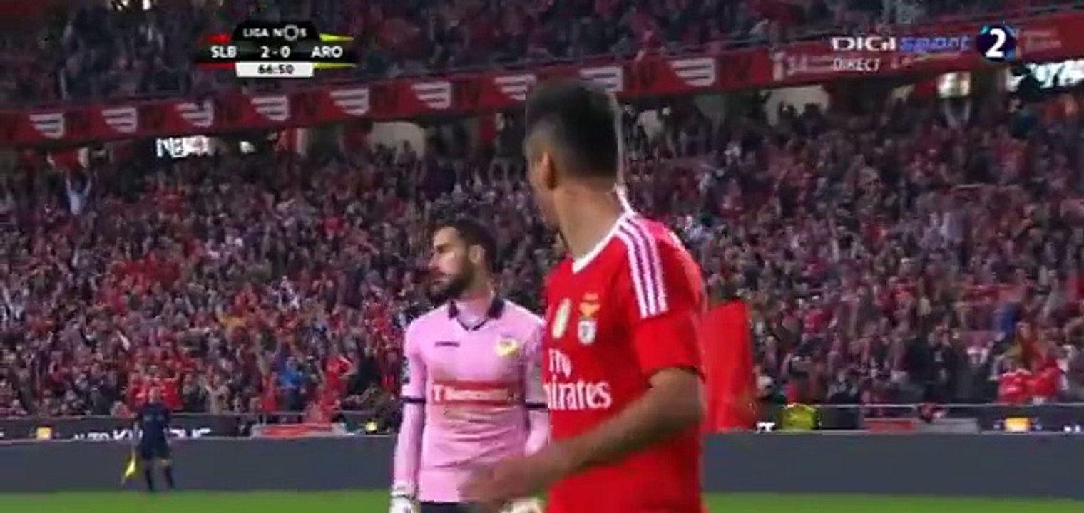 Jonas super  Goal 3-0  Benfica vs Arouca 23.01.2016 HD