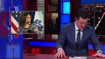 Stephen Colbert impersonates Sarah Palin lol