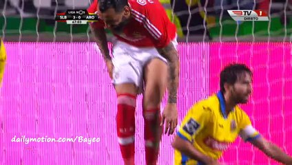 Jonas Goal - Benfica 3-0 Arouca - 23-01-2016