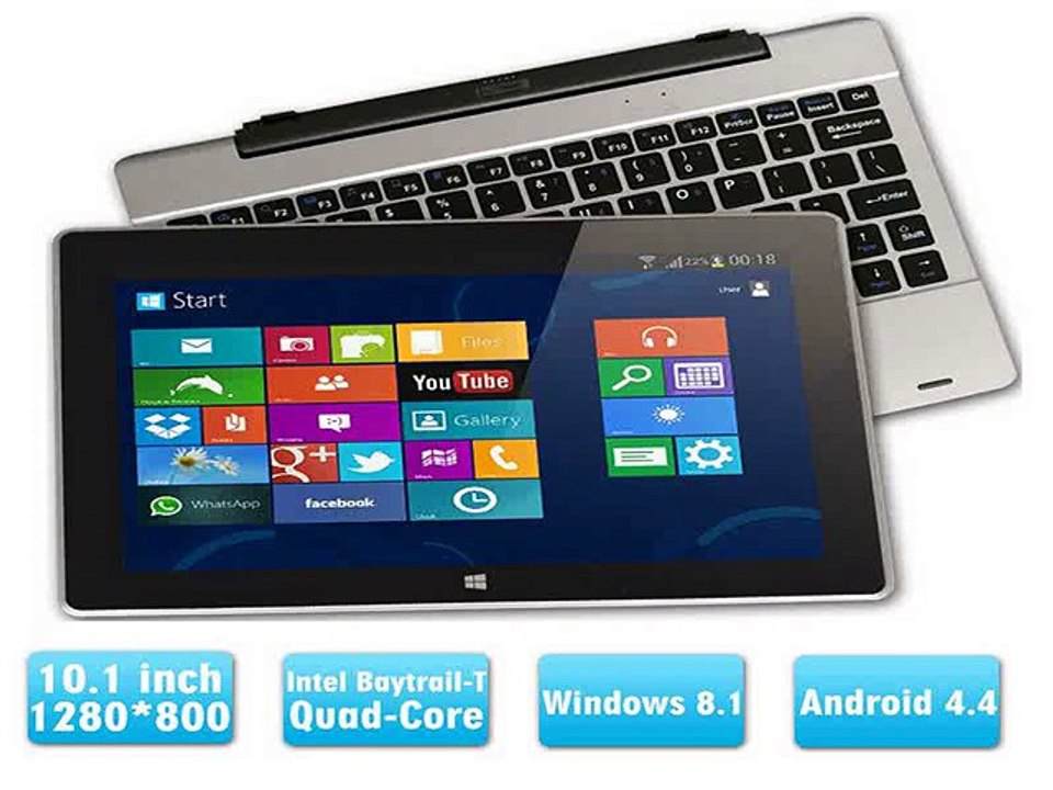 Newest 10.1 inch I101 Windows 8.1+Android 4.4 Dual boot tablets pc Intel Z3735F Quad Core 2GB/32GB 1280*800 Multi Language-in Tablet PCs from Computer