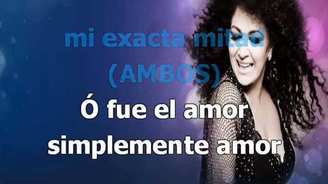 SIMPLEMENTE AMOR - AMANDA MIGUEL Y DIEGO VERDAGUER - LETRA - KARAOKE