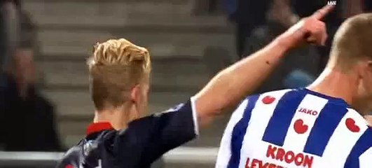 (Penalty) van der Velden N. Goal - Heerenveen 0 - 1 Willem II - 23-01-2016