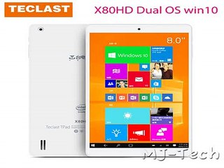 Original 8&#39-&#39- IPS Screen Teclast X80HD Dual OS win10 Intel Z3735F Quad Core 2GB 32GB EMCC 2MP BT4.0 tablet pc-in Tablet PCs from Computer