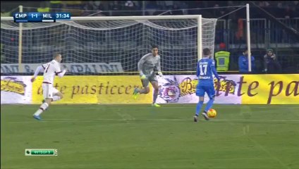 1-1 Piotr Zieliu0144ski Goal _ Empoli v. AC Milan - 23.01.2016 HD