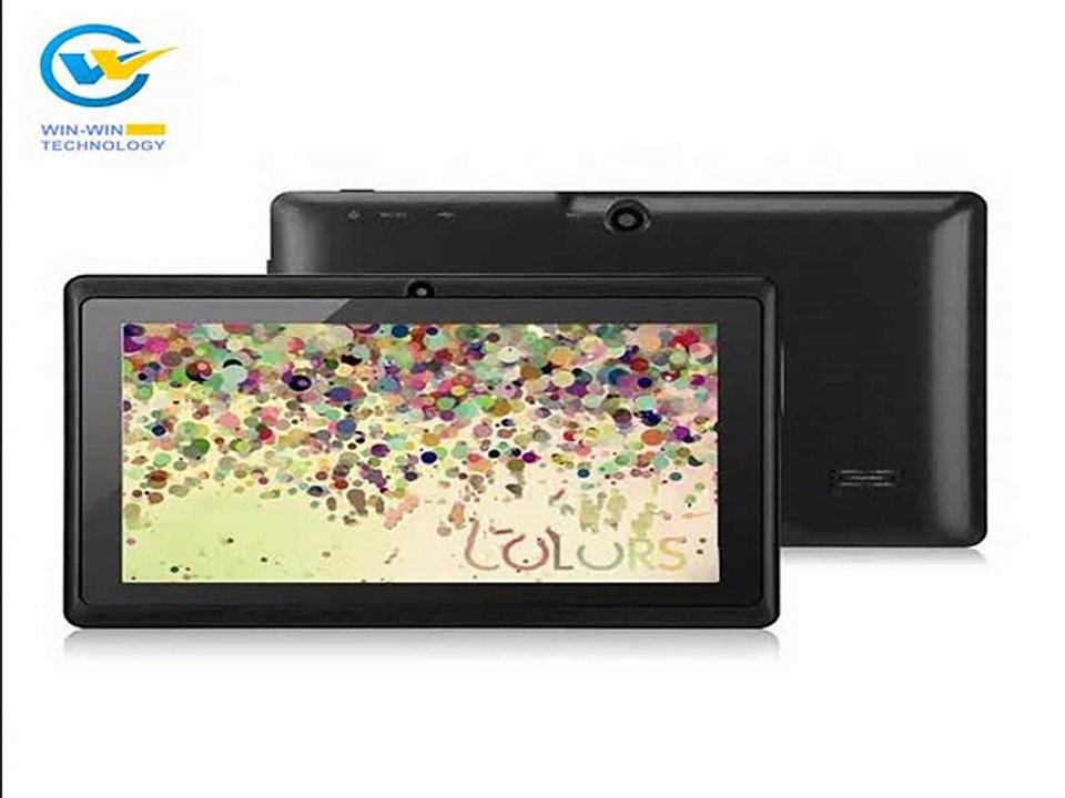 Hot sale 7inch Tablet pc Q88 pro Allwinner A33 Quad Core 8GB Android 4.4 Tablet PC Dual cameras WiFi Free Shipping-in Tablet PCs from Computer
