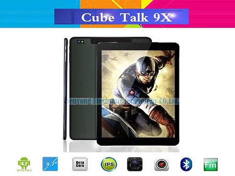 9.7inch Cube U65GT Talk 9X 3G Octa Core Tablet MTK8392 Retina OGS 2048x1536 16GB/32GB ROM Android 4.4 WCDMA GPS 10000mAh Battery-in Tablet PCs from Computer