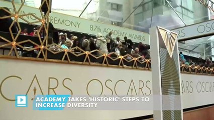 Academy takes 'historic' steps to increase diversity