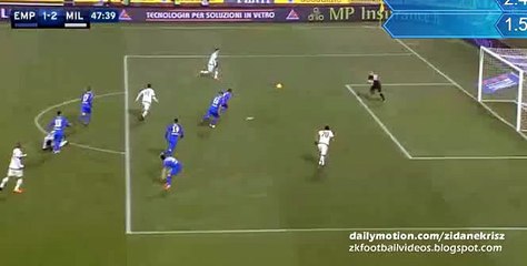Giacomo Bonaventura 1:2 | Empoli v. AC Milan 23.01.2016 HD