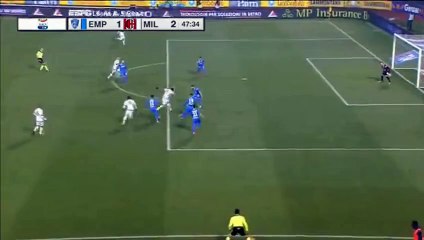 Empoli 1-2 AC Milan  Goal Giacomo Bonaventura ~