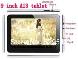 Hot NEW Dual Cameras 9 inch Android 4.0 Allwinner A13 Tablet  PC Cortex A8 512MB 8GB Capacitive Screen 9  Gifts-in Tablet PCs from Computer