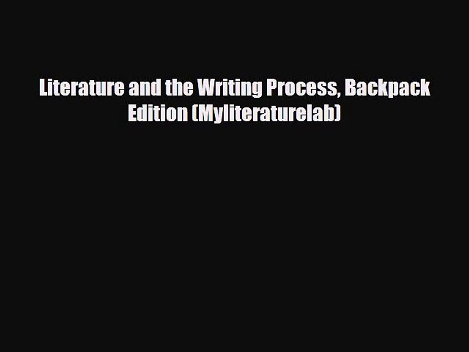 reading literature and writing argument 6th edition pdf download