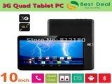 2015 New High Quality 10 inch Tablet PC Built in GPS 3G Quad Core MTK6582 Phone Call Tablet 2GB/16GB 5.0MP Free leather case-in Tablet PCs from Computer