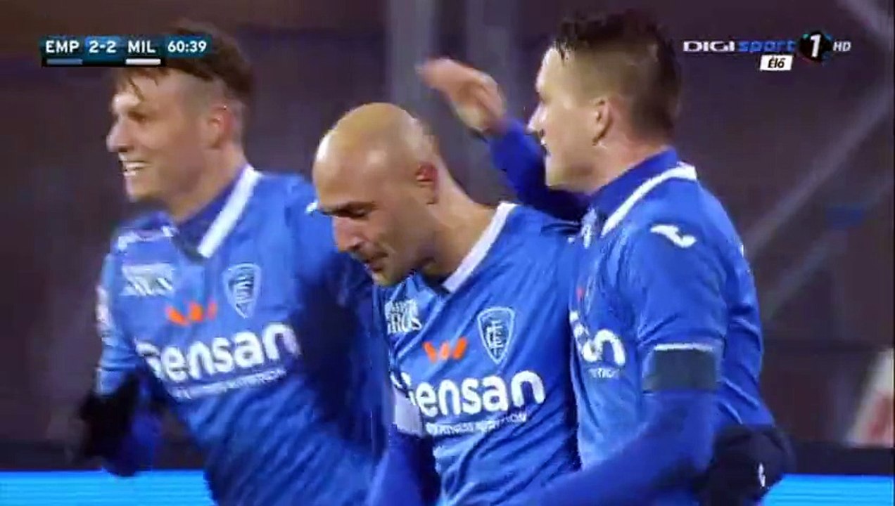 GOOOOAL Manuel Pucciarelli Goal HD - Empoli 2-2 AC Milan - 23-01-2016 SERIA A