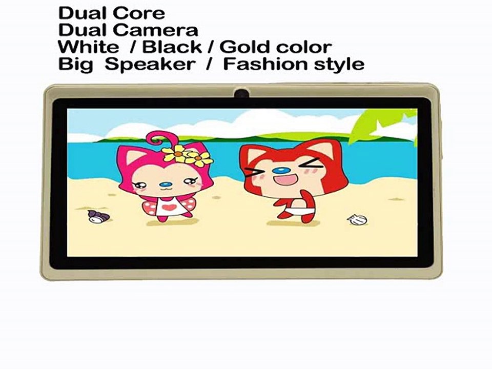 7  inch Tablet PC A33 Android 4.4 Quad Core Dual Camera 1.2Ghz  WiFi  OTG Ultra Slim  Bluetooth WiFi Tablet PC 512MB 4GB-in Tablet PCs from Computer