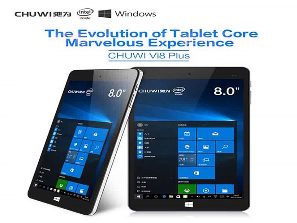 CHUWI VI8 plus version 8inch IPS Intel Z3735F 2GB 32GB Cherry Trail X5 Z8300 WIFI Bluetooth tablet pc HI8 Windows 10 Tablets-in Tablet PCs from Computer
