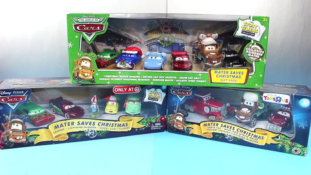 Disney Cars Story Tellers Mater Saves Christmas with Lightning McQueen Mater Sally Ramone
